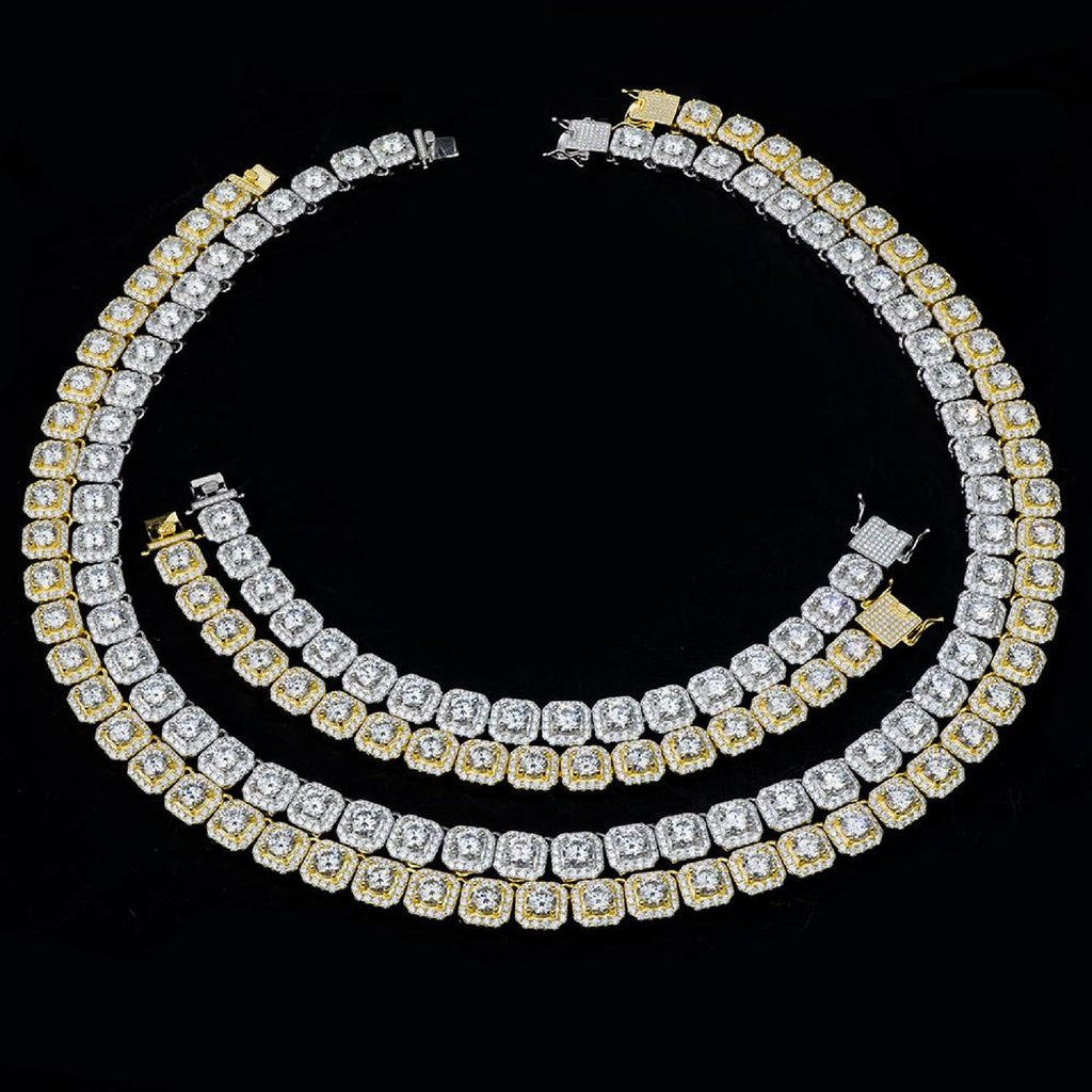 Cuban Chain und Armband aus 925 Silber – Vergleich Gelbgold vs Weißgold – NOBEL JEWELRY