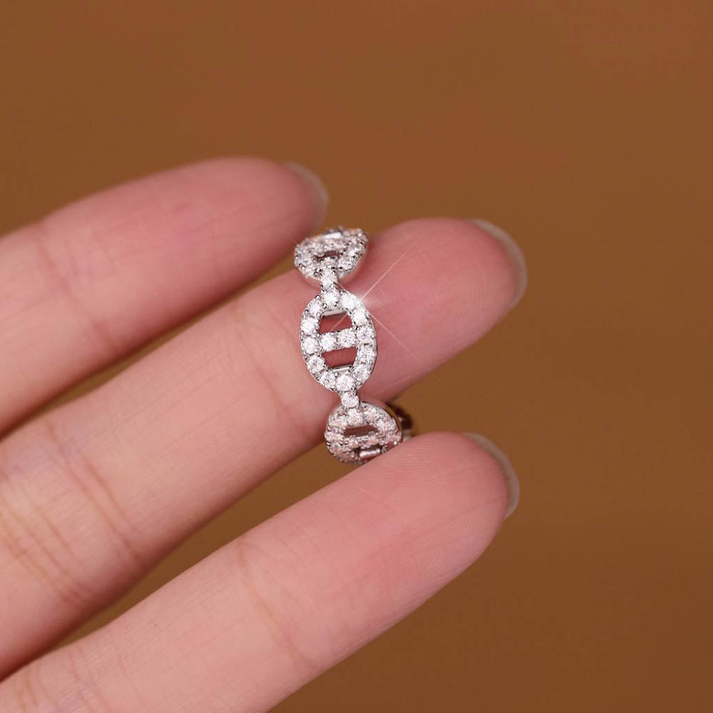 ICED OUT MOISSANITE PRESTIGE RING - Nobel Jewelry