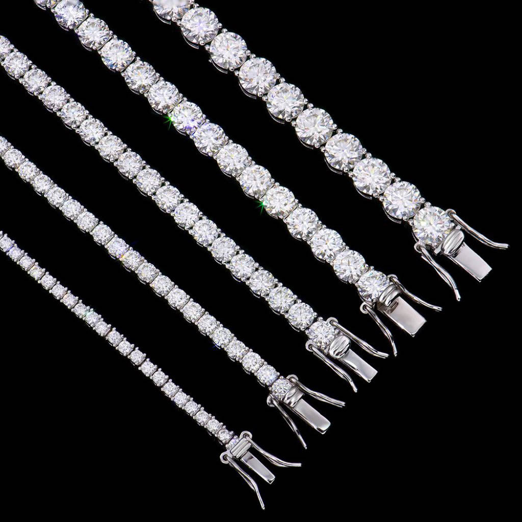 ICED OUT MOISSANITE TENNIS ARMBAND - Nobel Jewelry