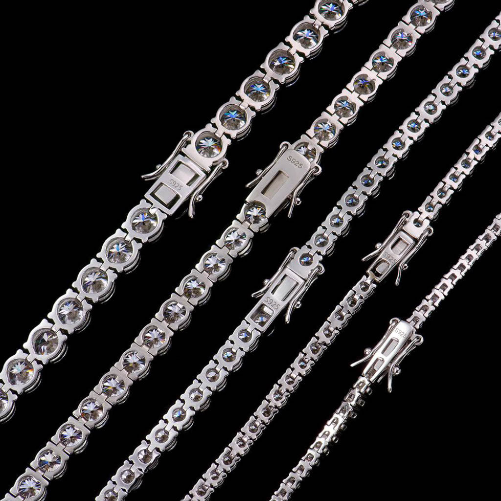 ICED OUT MOISSANITE TENNIS ARMBAND - Nobel Jewelry