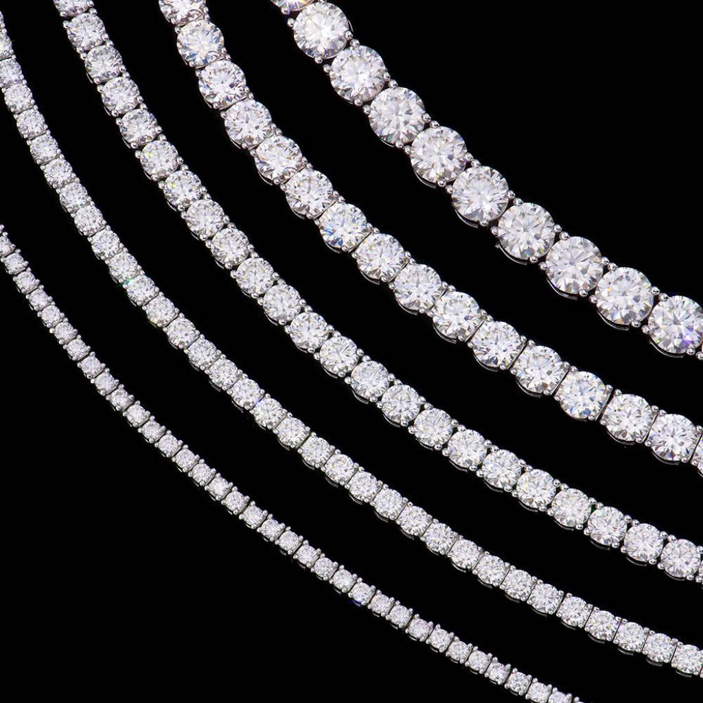 ICED OUT MOISSANITE TENNIS CHAIN - Nobel Jewelry