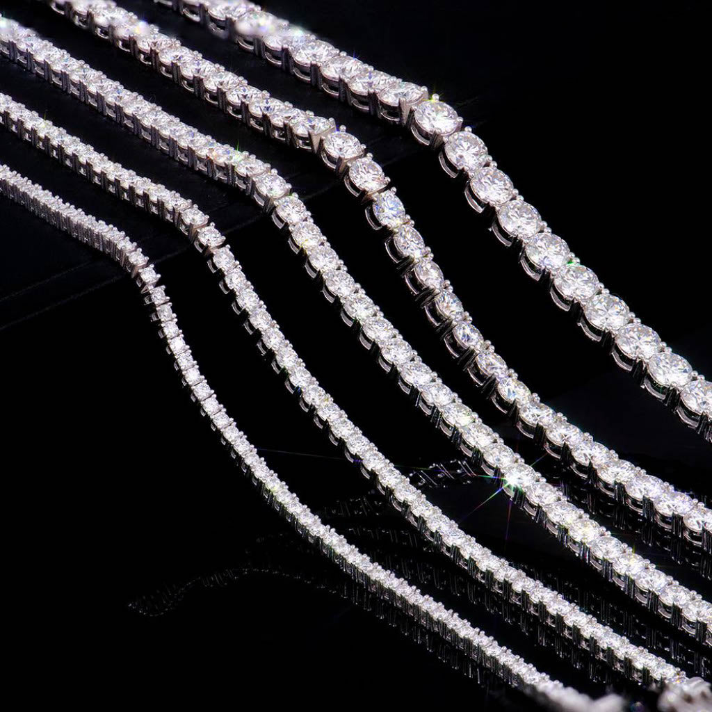 ICED OUT MOISSANITE TENNIS CHAIN - Nobel Jewelry