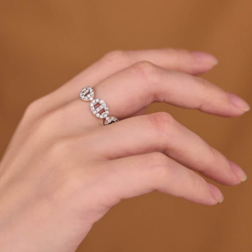 ICED OUT MOISSANITE PRESTIGE RING - Nobel Jewelry